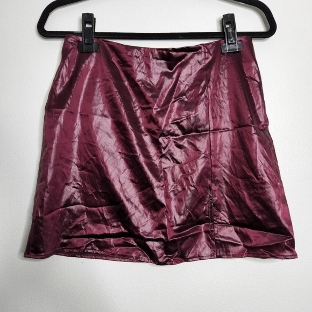 Urban Renewal Wine Mini Skirt